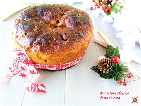 Panettone Classico Fatto In Casa Delizie Alla Cannella Ricetta Tradizionale Di Natale