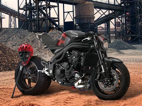 Straight from our southern neighbors in belgium: Triumph Speed Triple 1050 от Krax-moto | Coole auto's ...