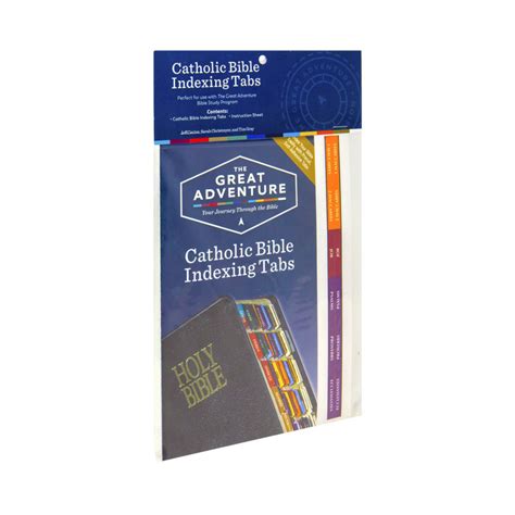 Catholic Bible Indexing Tabs The Great Adventure Bible Covers And Tabs