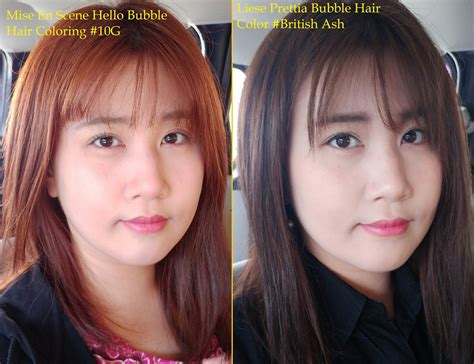 Here's the review of it! Liese Prettia Bubble Hair Color #British Ash - WateryScenery
