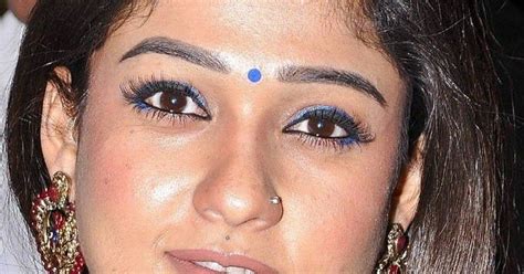 Indian Actress Nayantara Oily Face Closeup Nose Pin Photos Oily Face