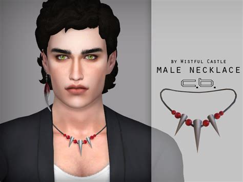 Cb Male Necklace By Wistfulcastle At Tsr Sims 4 Updates