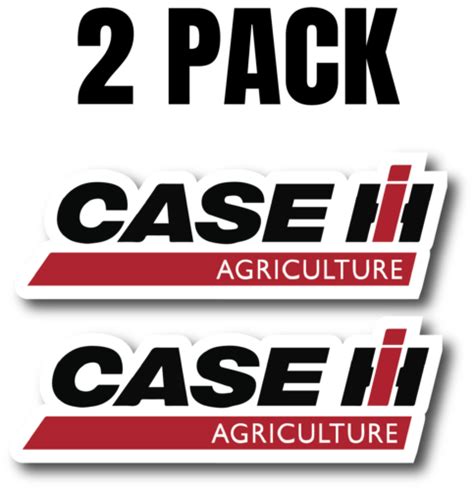 Case Ih Agriculture Premium Vinyl Decal Sticker 2 Pack Farm