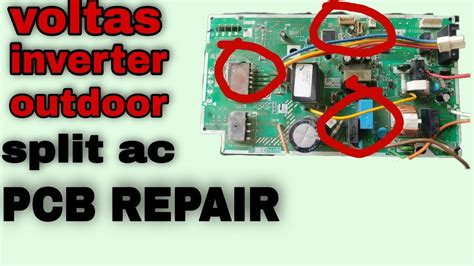 Voltas Inverter Outdoor Split Ac Pcb Voltage Study Pcb Repair Centre Jaipur Pcb