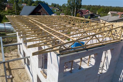 Timber Trusses For Two Storeys Private House Freimans