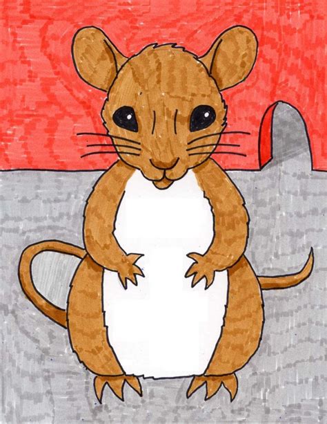 How To Draw An Easy Mouse · Art Projects For Kids