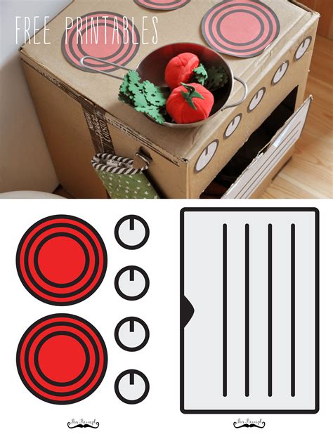 Panpierrepl Diy Make A Play Kitchen From Cardboard Boxes Free