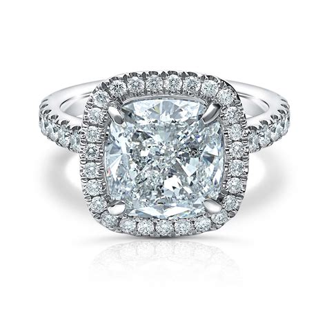 Cushion cut diamonds are often purchased for engagement rings. Engagement Ring Halo Cushion Cut - Richards Jewelry