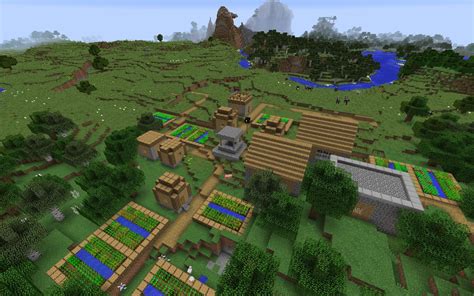 Ravine Village And Abandoned Mineshaft Seed Minecraft Seed Hq