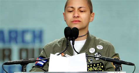 Emma Gonzalez Stood On Stage For Minutes Length Of The Parkland