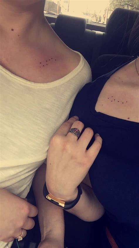 This symbol is now used as a matching sister tattoo design or as a best friend matching tattoo design. matching tattoos/ big dipper little dipper/ sister/ best ...