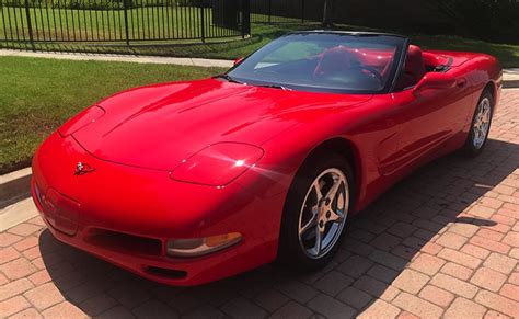 Corvettes For Sale This 2000 Redred Corvette Convertible Is One Clean