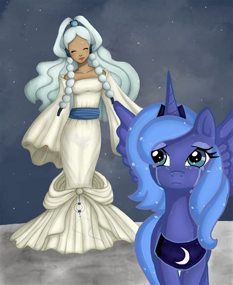1028759 Safe Artistallymoodyneko Princess Luna Avatar The Last