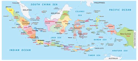 Java And Sumatra Map Administrative Map Of Indonesia Nations Online