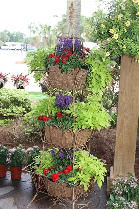 Outdoor Planters Tiered Planter Container Gardening