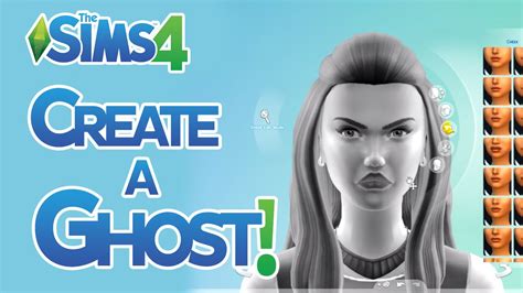 The Sims 4 How To Create A Ghost Sim Youtube