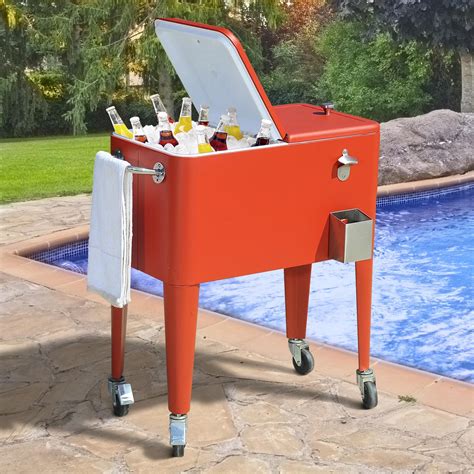 Check out our ice chest selection for the very best in unique or custom, handmade pieces from our coolers shops. Patio: Patio Cooler Cart For Outdoor Party Tools Ideas ...