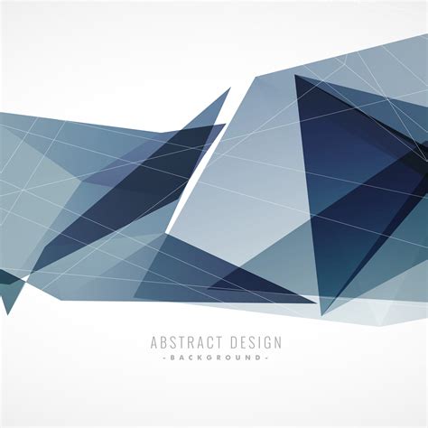 abstract geometric background in blue shade - Download Free Vector Art