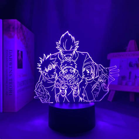 Night lights for kids rooms. Satoru Gojo Led Anime Lamp (Jujutsu Kaisen) | Ace Gems