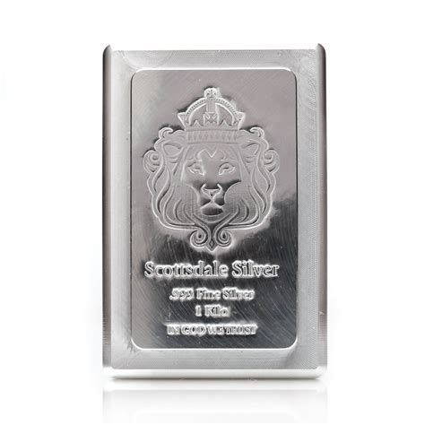 1 Kilo Silver Bar Bullion Scottsdale Stacker For Sale Scottsdale Mint