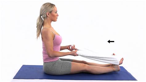 Dorsiflexion Stretch With Towel Youtube