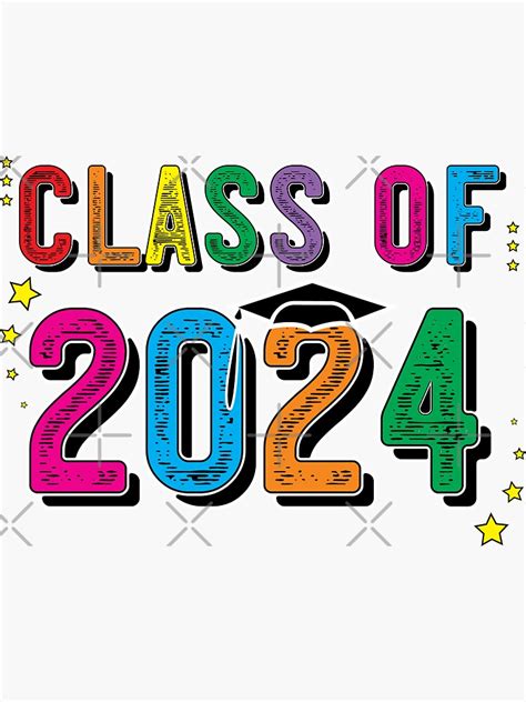 Class Of 2024 Graduation Senior Grow With Me Sticker By Znovanna