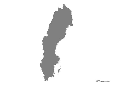 Sweden Map Sweden Regions Map Stock Illustrations 802 Sweden Regions