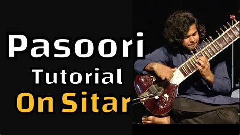learn pasoori song on sitar easy sitar lesson youtube