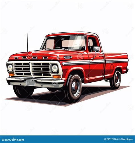 Affordable Pickup Truck That Won T Break The Bank Stock Illustration