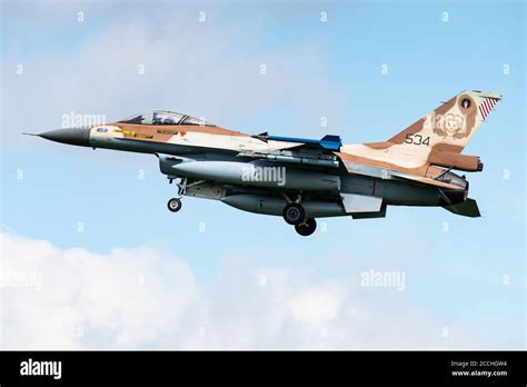 Nörvenich Germany August 20 2020 An Israeli Air Force F 16 Barak
