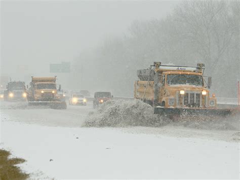 Snowstorms Strike West And Midwest