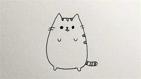 How To Draw A Fat Cat Drawing For Kids Youtube