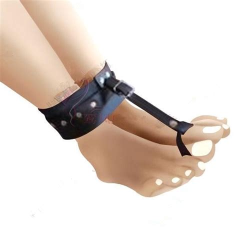 Faux Leather Ankle Cuffs And Toes Bondage Strap Sex Games Restraint Kit