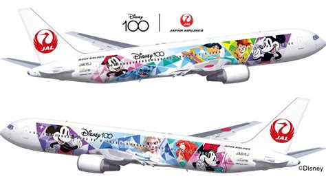 New Disney Years Of Wonder Japan Airlines Livery Takes To The Skies