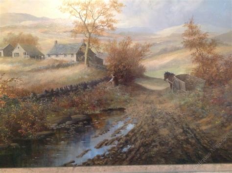 Antiques Atlas Noel Ripley Oil Painting Rural Landscape Scene