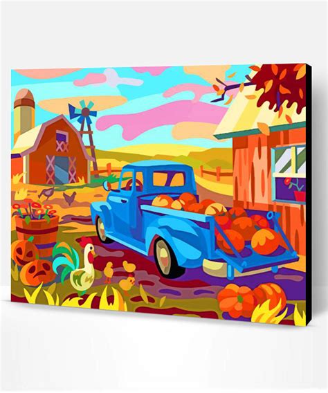 Farm Illustration Paint By Number Paint By Numbers Pro