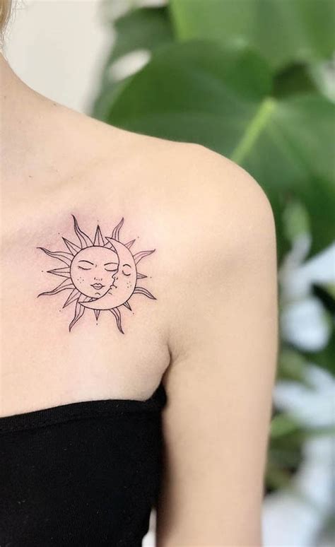Update More Than 88 Sun And Moon Spine Tattoo In Eteachers