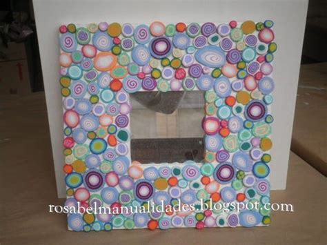 Ver más ideas sobre marcos, bordes y marcos, marcos para fotos. Rosabel manualidades: Marcos para espejos decorados con ...
