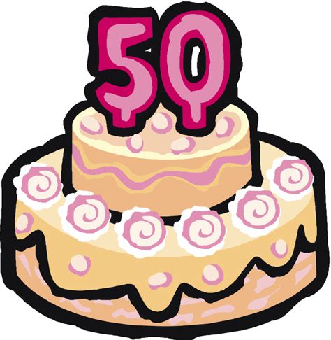 Cupcakes Clipart 50th Birthday Cake Cupcakes 50th Birthday Cake