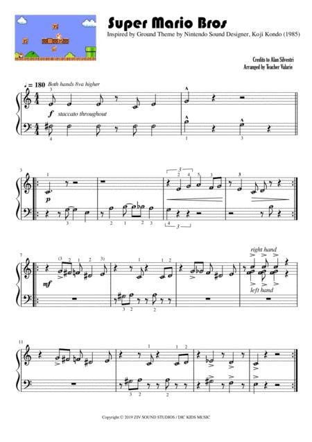 Beginner Mario Theme Song Piano Ubicaciondepersonascdmxgobmx