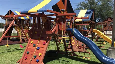Find great deals on swing sets in houston, tx on offerup. Swing Set With Slide in Houston Texas ~ This is Fun. - YouTube