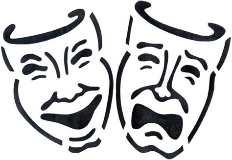 Acting Masks Clipart Clipart Suggest
