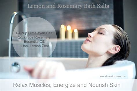 Lemon And Rosemary Bath Salts A Healing Journal The