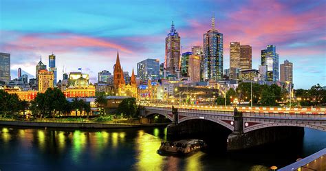 Panorama View Of Melbourne City Photograph By Anek Suwannaphoom Fine