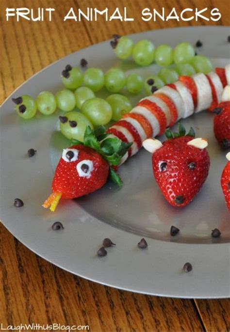 25 Fun And Healthy Snacks For Kids Creative Snacks For Kids Animal