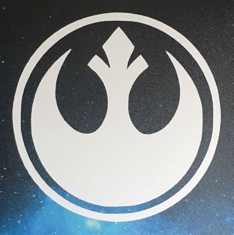 Star Wars Rebellion Logo Car Sticker Vinatyred