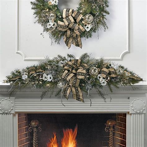 Thousands of companies like you use panjiva to research suppliers and competitors. Regency Pre-decorated Mantel Swag | Christmas greenery ...