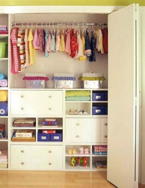Hang this organizer from your closet rod for quick view and handy storage of purses, backpacks, and other. 35 Practical Kids Closet Ideas | Home Design And Interior