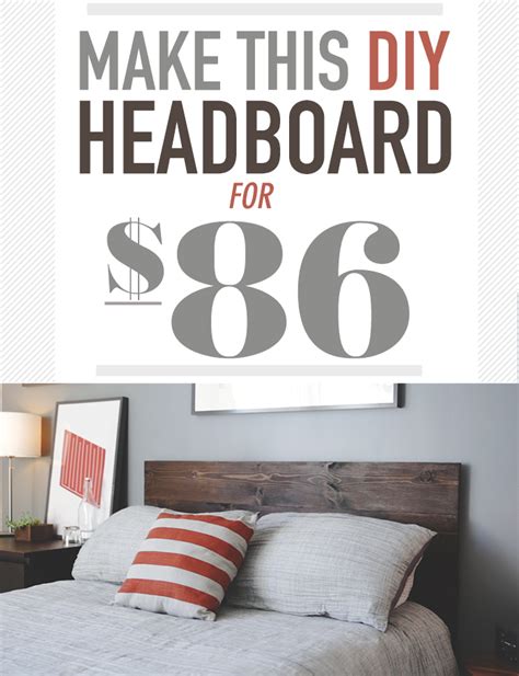 make this diy wood headboard for only 86 · primer