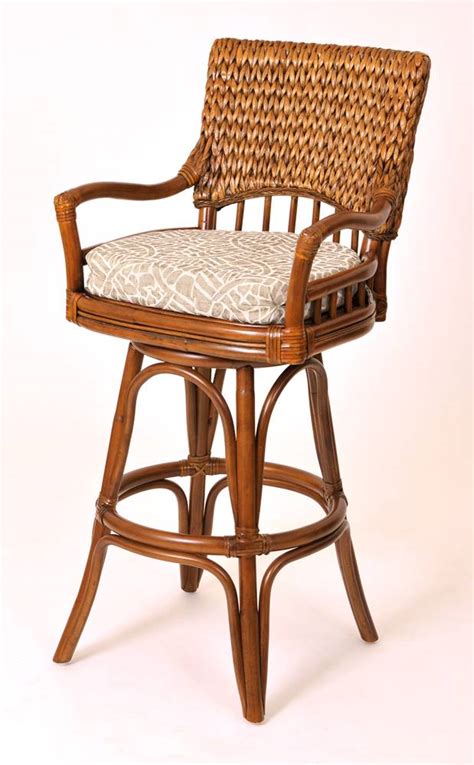 Find the savings you are looking for here. American Rattan - Key Largo Rattan and Wicker Swivel Bar ...